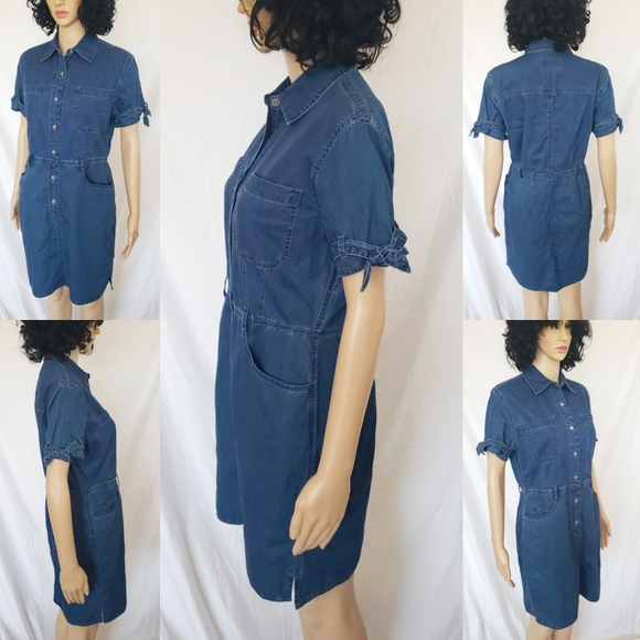 EMANUEL UNGARO Denim Dress - Picture 5 of 8